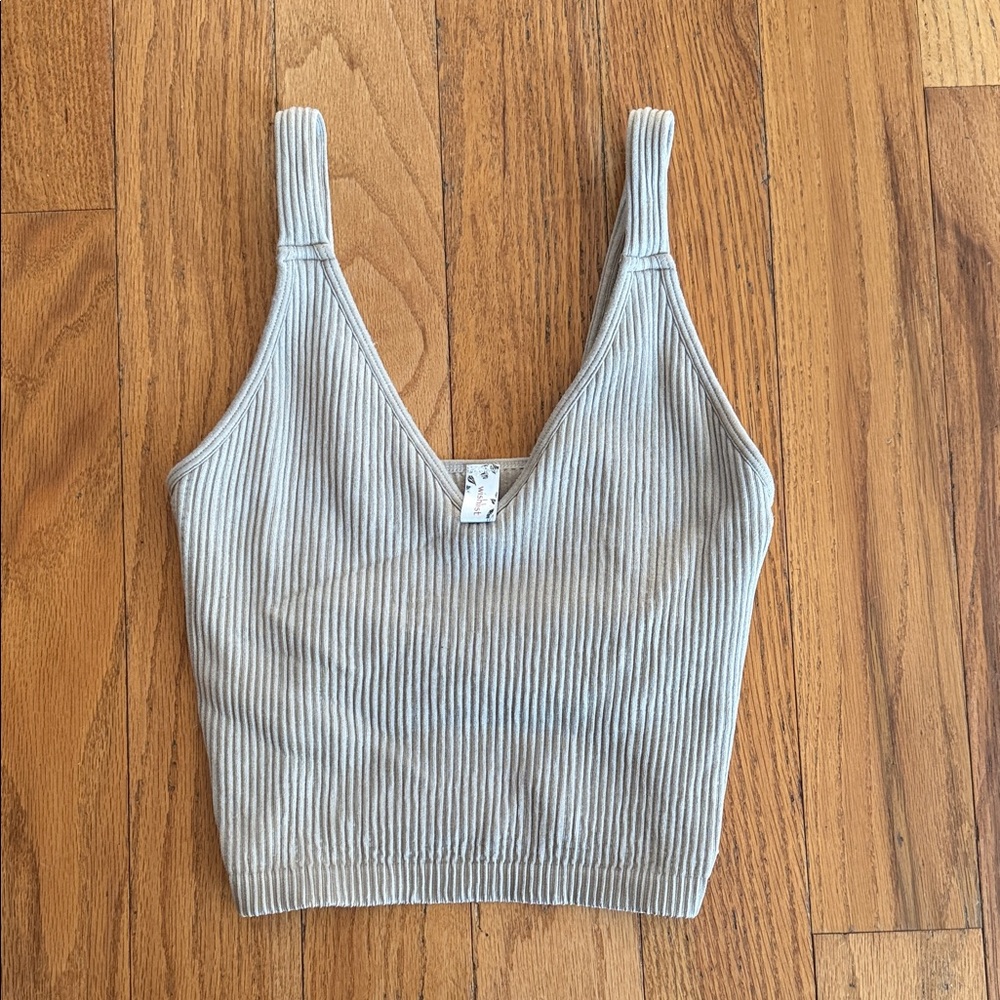 Wishlist Cream Ribbed Camisole